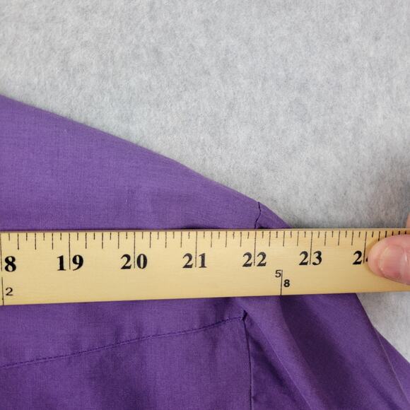 Vintage Sheplers Purple LS Pearl Snap Western Rodeo Shirt Men's Tall 20 37 - Picture 10 of 12